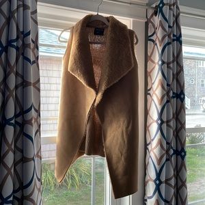Faux fur vest